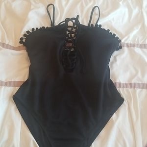 Cupshe black adorable one piece